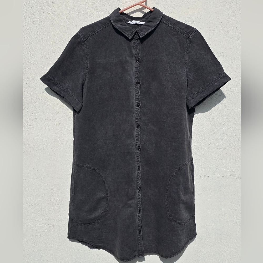 Lucky Brand Charcoal Short Sleeve Shirt